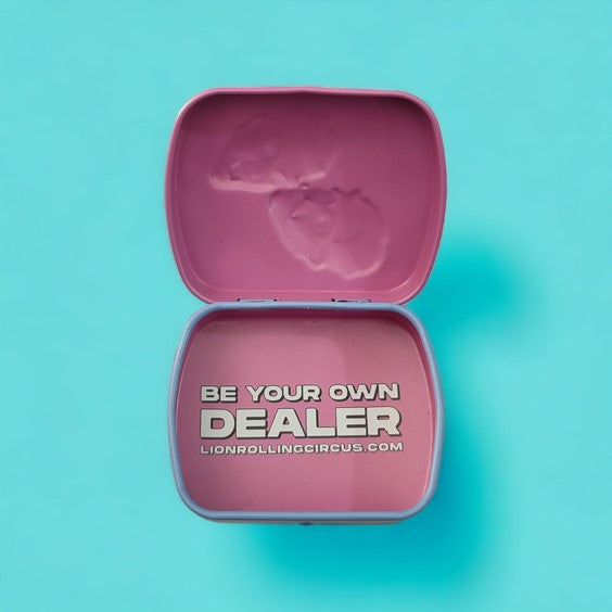 Mini Tin Box Lion Rolling Circus