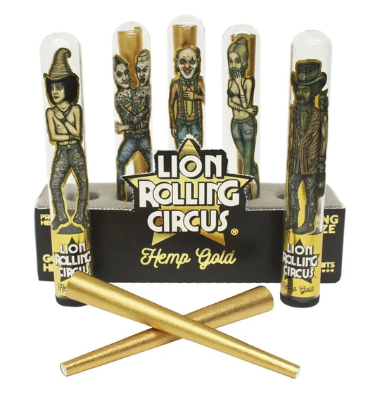 Hemp Gold Conos Pre-Rolled Lion Rolling Circus