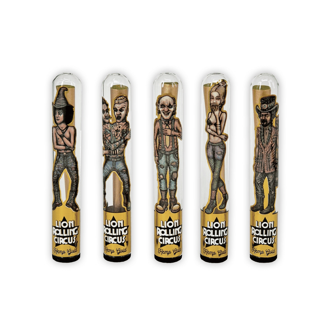 Hemp Gold Conos Pre-Rolled Lion Rolling Circus