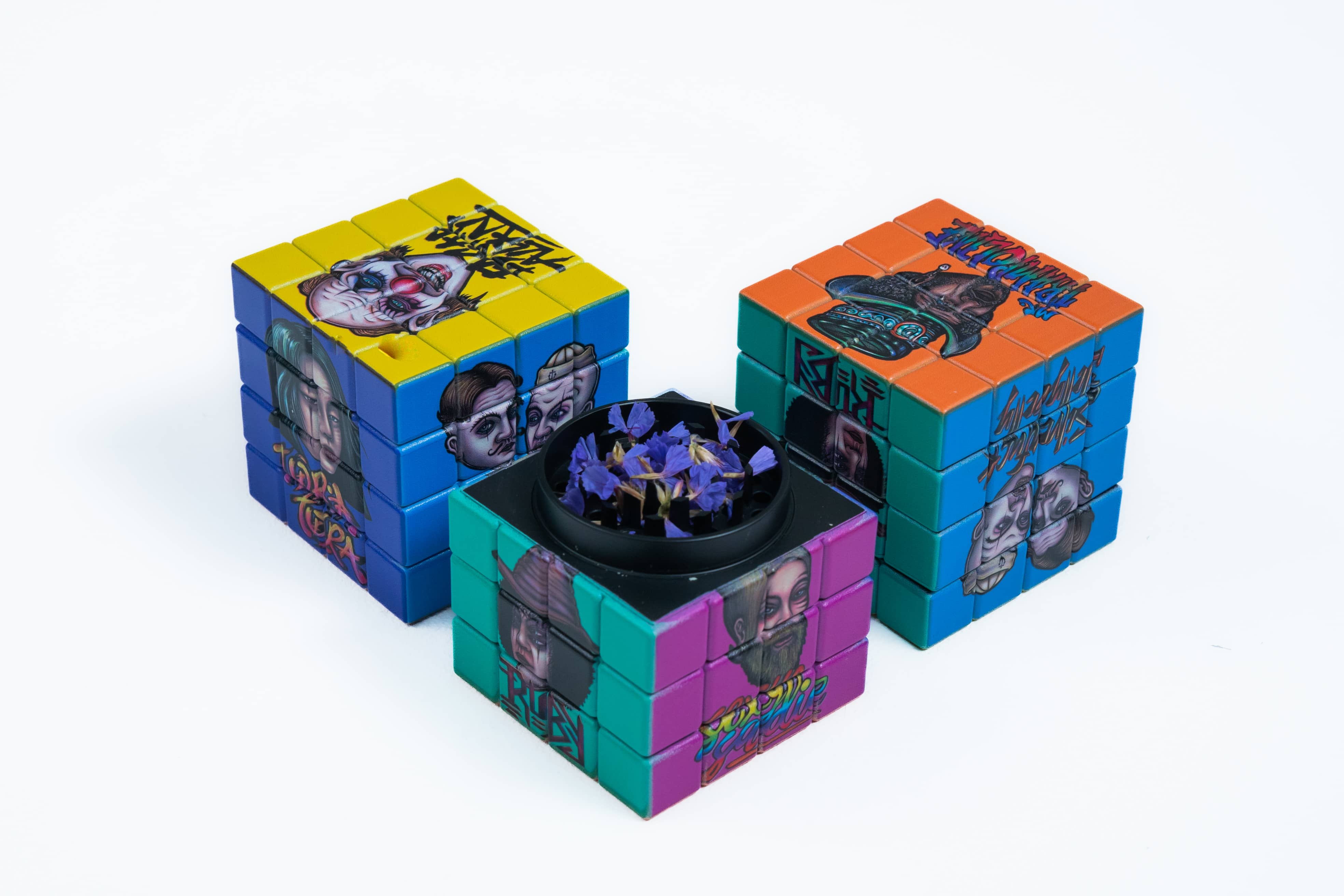 Grinder Cubo Mágico Lion Rolling Circus