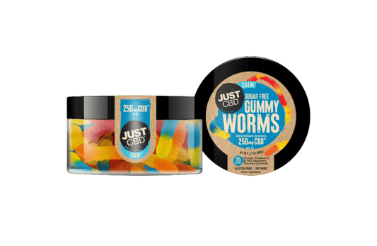 Sugar Free Worm Gummies Just CBD